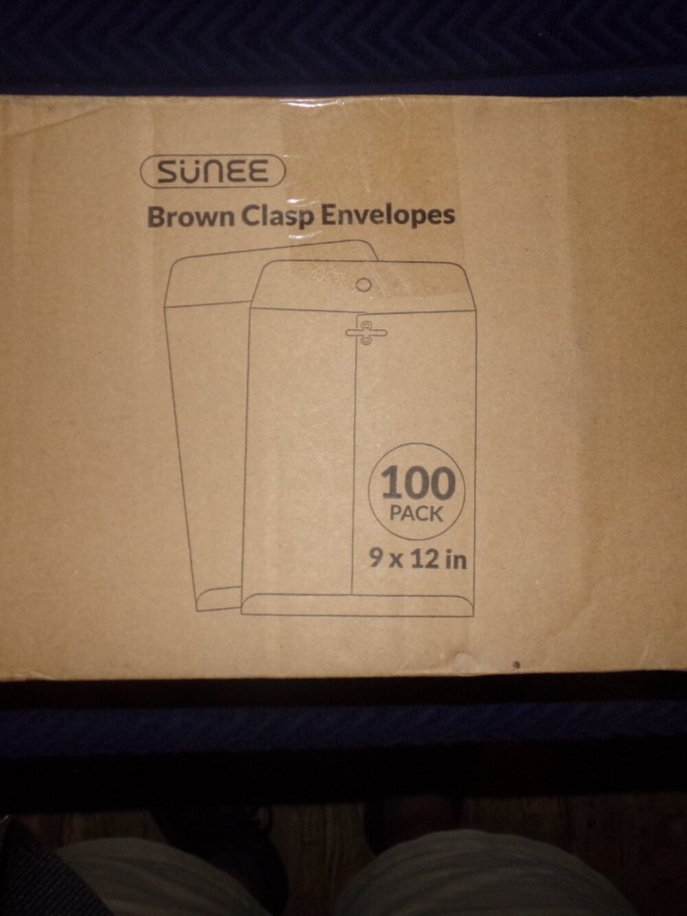 SUNEE 9x12 Clasp Envelopes 20 Count - 9x12 Inch Brown Kraft Envelopes with Clasp